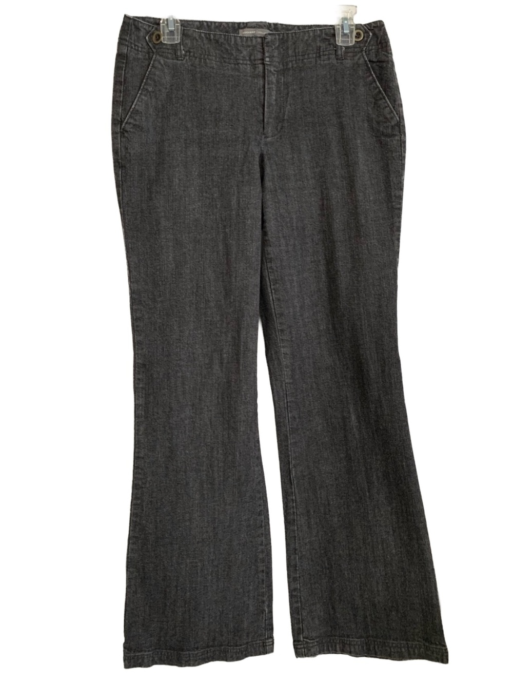 WESTPORT Women’s Soft Black Midrise Curvy Cotton Spandex Jean Trousers